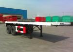 40T Capacity 20ft 2 Disc Axle ISO Container Semi Flatbed Truck Trailer