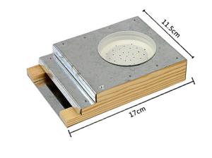 Quality Beekeeping Equipment Apiculture Tool American Style Wooden Bee Feeder wholesale