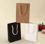 Custom Luxury Gift Garment Paper Shopping Bags With Logo Print