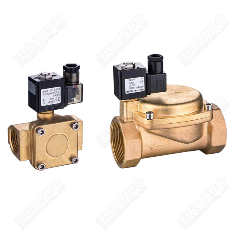 Screw Air Compressor Solenoid Valve 3 Way 1/8'' 1/4'' 24VDC 220VAC