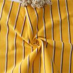 Breathable And Hygroscopic Striped Knit Fabric For Casual Wear