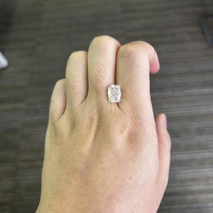 Quality 3.15CT VS1 H Elongated Cushion Cut Lab Created Diamonds wholesale
