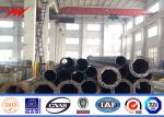 69kv Power Transmission Electric Steel Pole Hot Dip Galvanization Powder Coating