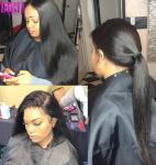 Brazilian Untreated 12a Straight Human Hair , 13 * 6 Swiss Lace Frontal