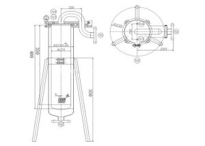 Quality Glass Bead Blast Flange Bag Liquid Filter Housings For Water Treatment wholesale