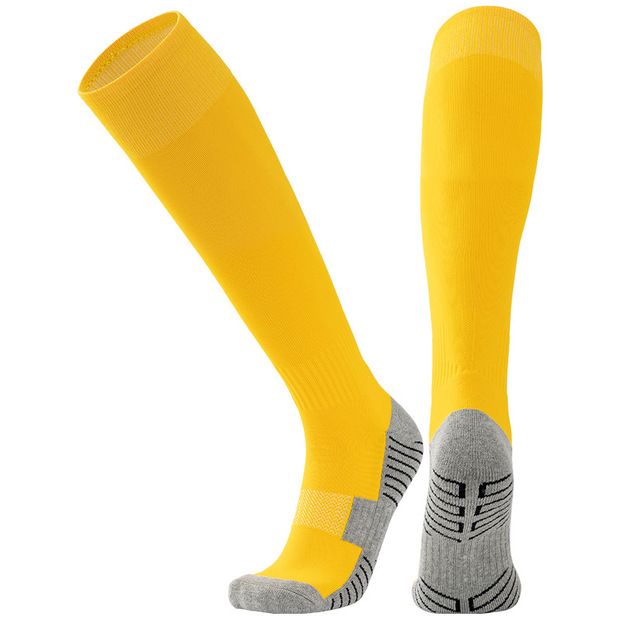 Custom Logo Compression Knee High Soccer Socks for Regular Style Non-Slip Football