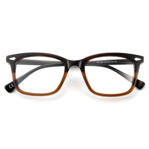 Quality Two Tone Laminated Acetate Frame Glasses Classic Square Men Women Optical wholesale