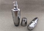 Diamond Shape Silver Acrylic Lotion Bottle For Cosmetic Cream 50 / 100G