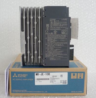 MR-JE-10B Mitsubishi JE Series 100W Servo Amplifier Model MR-JE-B AC servo drive 3-phase or 1-phase 200 VAC to 240 VAC