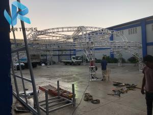 Quality Circle Structure Aluminum Stage Truss 290mm - 1200mm Size 5 Years Warranty wholesale