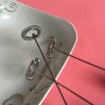 Hand electric egg beater ABS+Stainless steel 21*4.5*3cm logo customized
