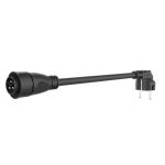 M25 3 Core Waterproof Male Cable Connectors European Standard For Micro Inverter
