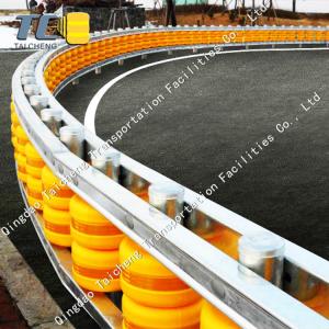Quality EVA Q345 Material Highway Rotating Guardrail On Dangerous Road Sections wholesale