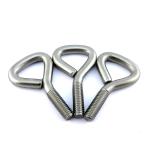 Triangle M8 Stainless Steel Eye Bolt Zinc Plated Metal Screw Fastener