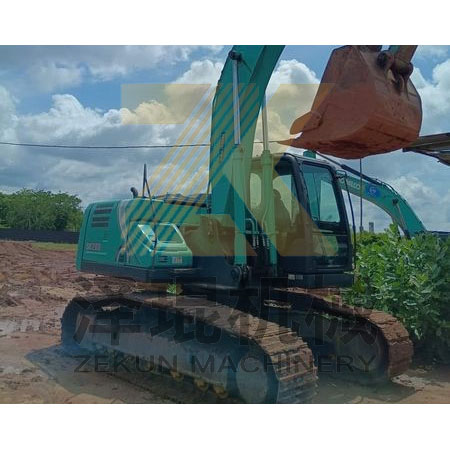 Used Kobelco SK200-10 20Ton Crawler Excavator with Hydraulic Cylinder