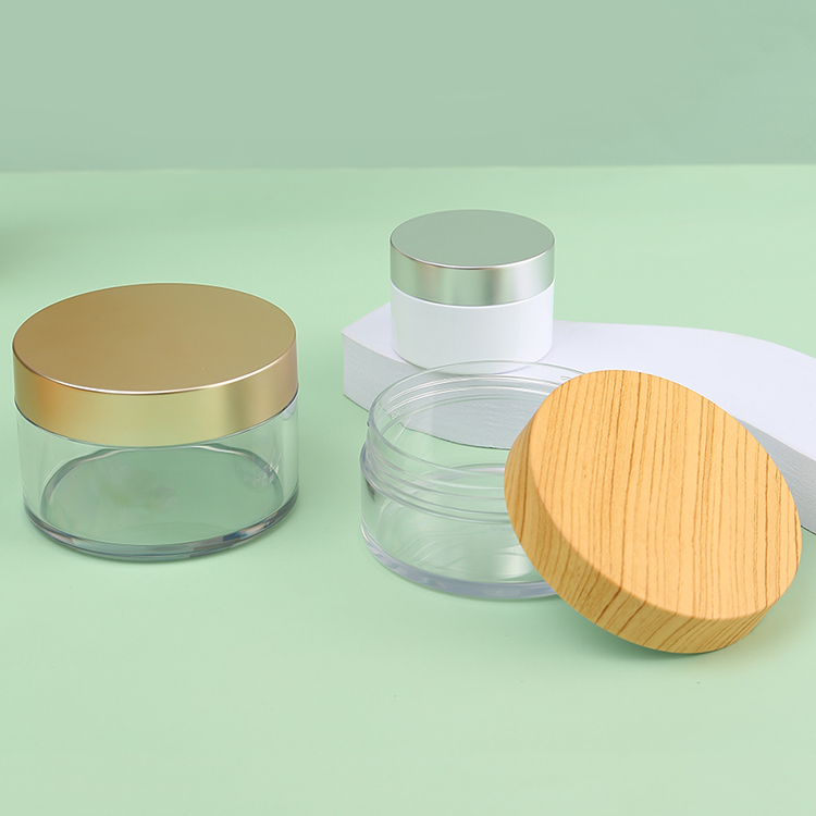 Custom Logo Wide Mouth 200ml PET Plastic Jar for Food and Candy Transparent Empty Customized Accepted Logo Food Grade