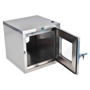 China Customized Industry Transfer Window Clean Room Pass Box Electronic Mechanical Interlock Stainless Steel on sale
