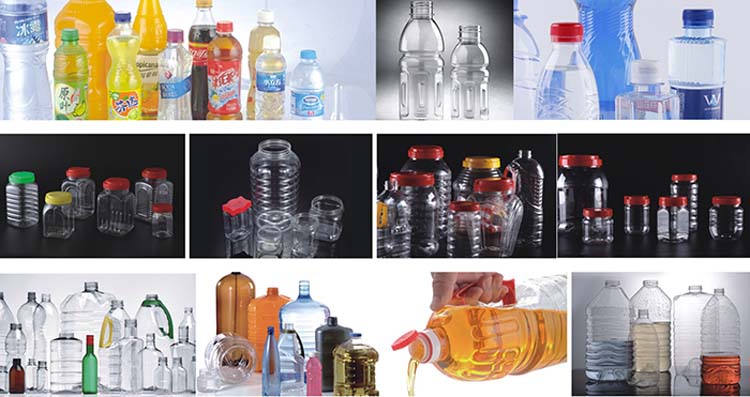 Semi Automatic Pet Bottle Blow Molding Machine 5000 ml Bottle Volume with Design