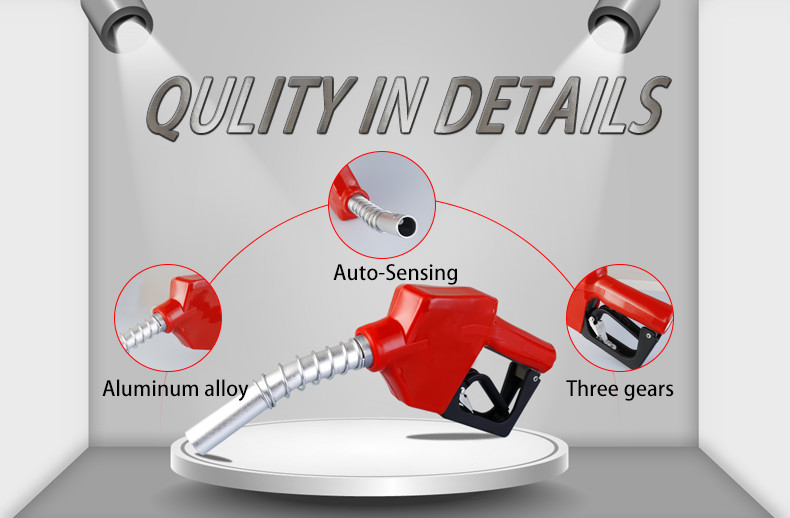 0-45l/MIN Diesel Fuel Nozzle Auto Shut Off For Petrol Gasoline Station