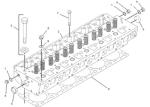 Bulldozer Spare Parts 1077832 1753234 4P2590 Cylinder Gasket Head
