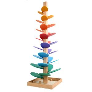 Quality Rainbow Music Tree Early Learning Educational Toys Color Disassembly Ball Tree Game wholesale