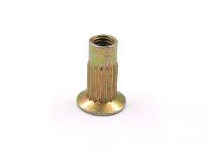 Quality Zinc Plated Flat Head Blind Nut with Straight Knurls Used Construction Fields wholesale