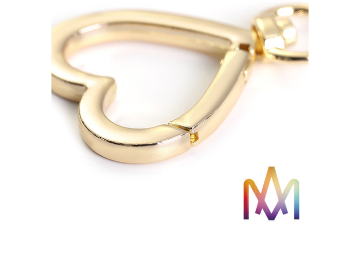Antifatigue Zinc Alloy Heart Shaped Keychain Personalized