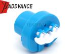 12048369 Blue Female 3 Way Headlight Bulb Connector For International Truck