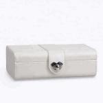 Packaging Fabric Leather Jewelry Box Set Custom Logo / Size Durable For Storage