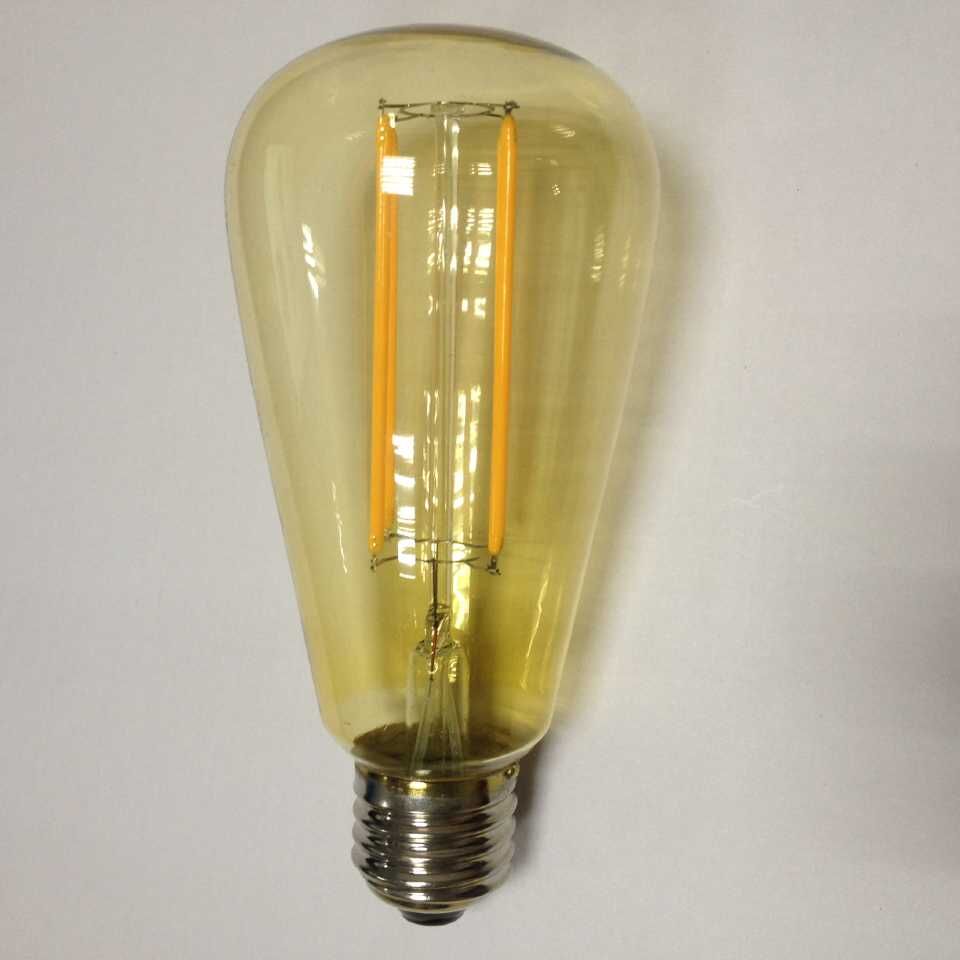 Venusop 6W ST18 amber bulbs filament LED type long filament