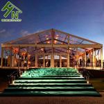 Aluminium Structure 300 People Glass Marquee Tent Anti Rust Surface