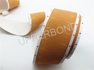 Quality Custom Hot Stamping Yellow Tipping Paper With Golden Line wholesale