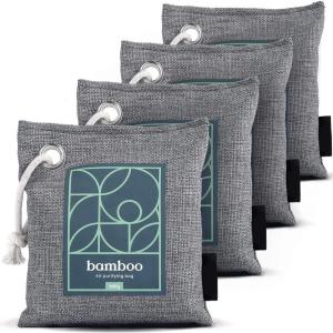 Quality 200g Activated Bamboo Charcoal Air Purifying Bag for Home Office Car Hotel Odor Absorption wholesale
