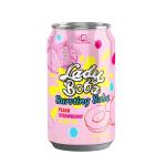 Peach and Strawberry Bursting Boba Bubble Tea - 320ml - Your Wholesale Supplier