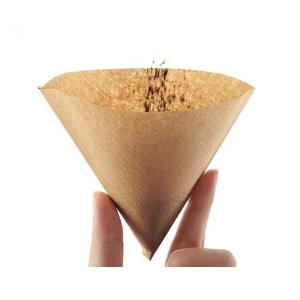 Quality Nature Unbleached Disposable Drip Coffee Filter Paper Filters V01 wholesale