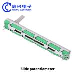75mm Mixer Fader B10K Dual Stereo Sliding Potentiometer B103