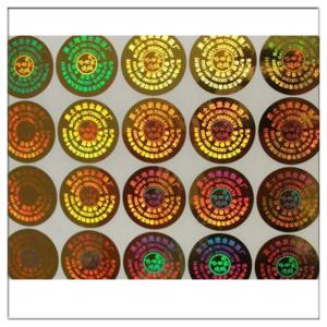 Quality Custom print Anti-fake authentic adhesive secure genuine hologram sticker label,Printed Silver Hologram Security label wholesale