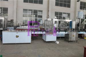 Quality SUS304 Juice Milk / Can Filling Line With Negative Pressure wholesale
