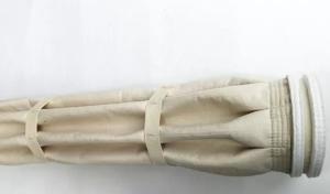Quality Ryton PPS Pleated Filter Bags Double Layer 150mm Diameter Seal Cuff Bead Cuff wholesale