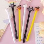 Halloween Neutral Pen 0.5mm Pumpkin Ghost Bat Topping Smooth Writing Gel Ink Pen