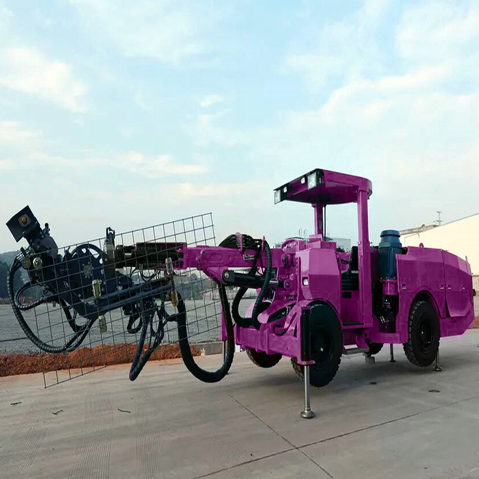 Jumbo Underground Drilling Rig Mining Tunneling Borehole Hydraulic Drilling Rig Machine