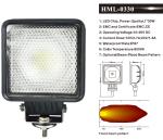 30W 2400lm 6000K LED Work Flood Lights For Automotive Truck