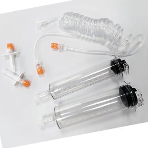 Quality Disposable Sterile CT Injector Syringe High Pressure Angiographic Syringe wholesale