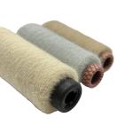Stock lot yarn dyed 1/13NM 100% nylon fluffy imitated mink yarn