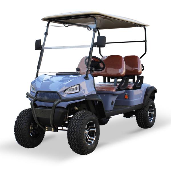 2024 Electric 4 Person Golf Cart for Hunting Transport 20% Grade Ability 15.5mph