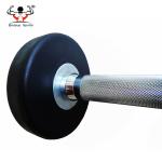 Rubber Coated Fitness Equipment Dumbbells With Maximum Grip Knurled Handle