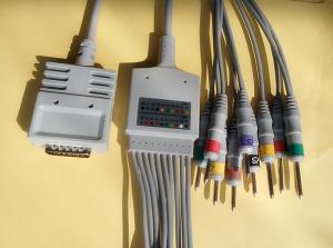 Quality Burdick 10 Leads EKG Cable 4.0/3.0 IEC Standard DB15 Pin EK-10 Talex Free wholesale