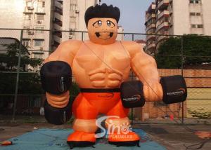 Quality Custom made anytime fitness giant inflatable muscle man for gym outdoor promotion wholesale