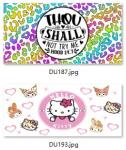 ISO9001 UV Varnish UVDTF Cup Wraps DTF Tumbler Wraps 16oz