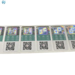 Quality 25/50microns Thickness Sticker Security Tags Strong Glue And Waterproof wholesale